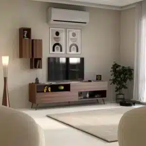 طاولة تلفزيون حديثة لون بني 102