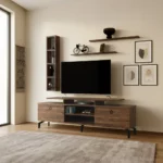 طاولة شاشه بني مودرن 112