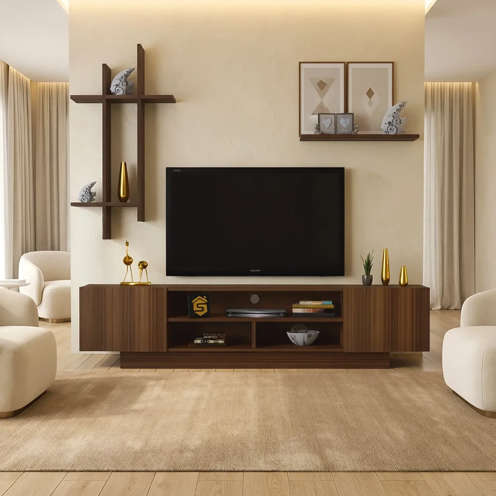 طاولة بلازما لون بني 147