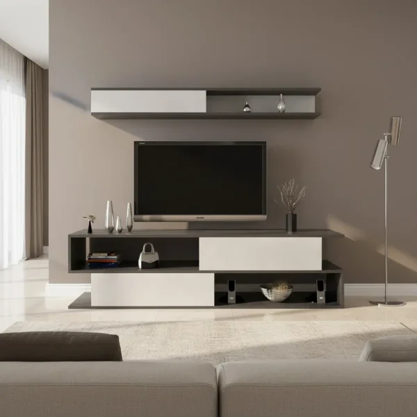 طاولة تلفاز سعودي لونين 137