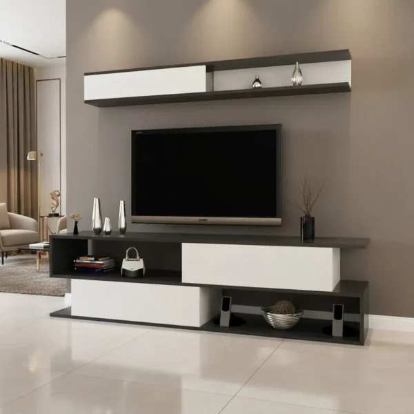 طاولة تلفاز سعودي لونين 137