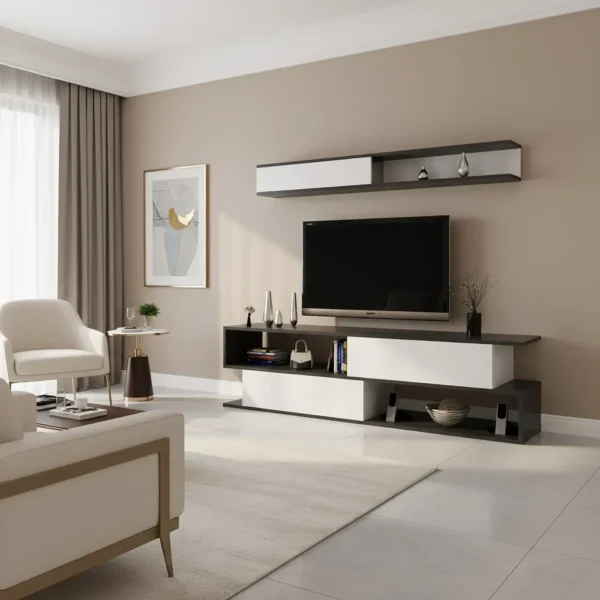 طاولة تلفاز سعودي لونين 137