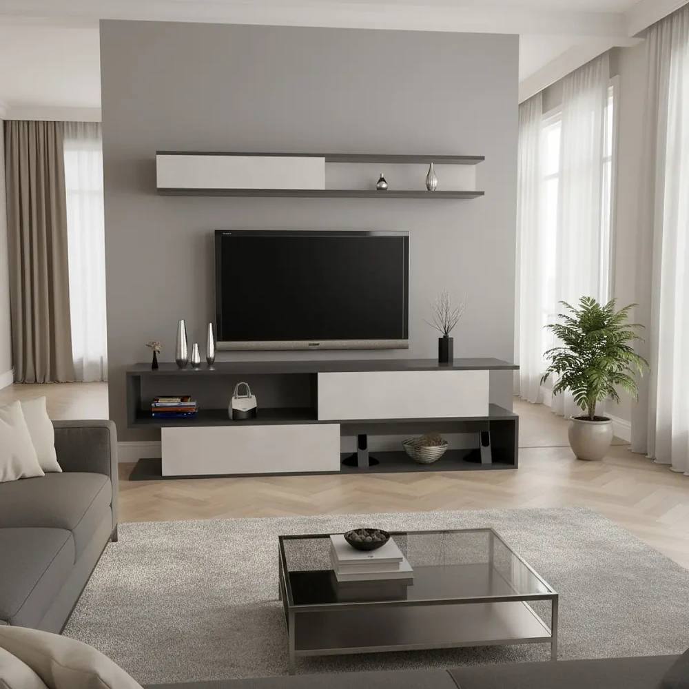 طاولة تلفاز سعودي لونين 137