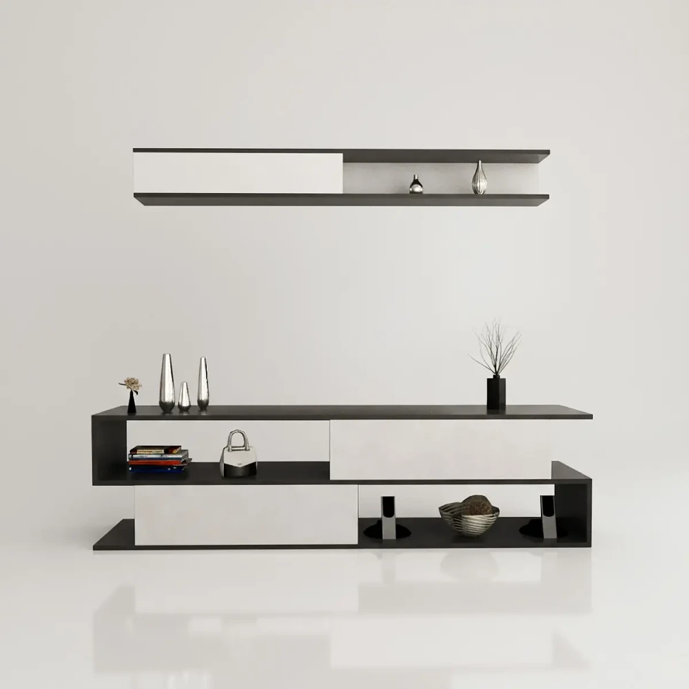 طاولة تلفاز سعودي لونين 137