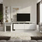 طاولة تلفاز مع 3 طاولات خدمة 128