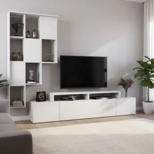 طاولة تلفاز مع وحدة أرفف كبيرة 126