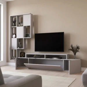 طاولة تلفاز مع وحدة أرفف كبيرة 126