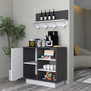 ركن قهوة أبيض مع رمادي 302