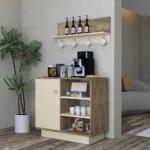 ركن قهوة بيج مع خشبي 303