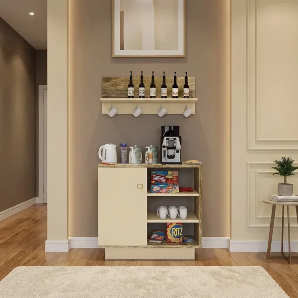 طقم طاولات بيج مع خشبي 203