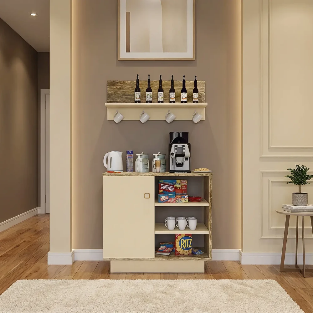 طقم طاولات بيج مع خشبي 203