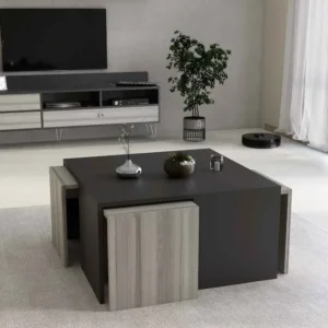 طقم طاولات رمادي درجتين 202