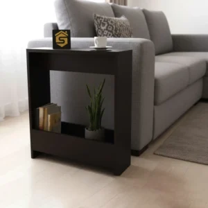 طاولة جانبية مودرن لون أسود مطفي