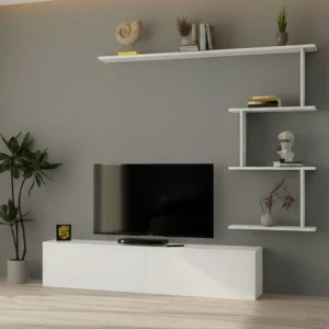 طاولة شاشة معلقة لون بني 146