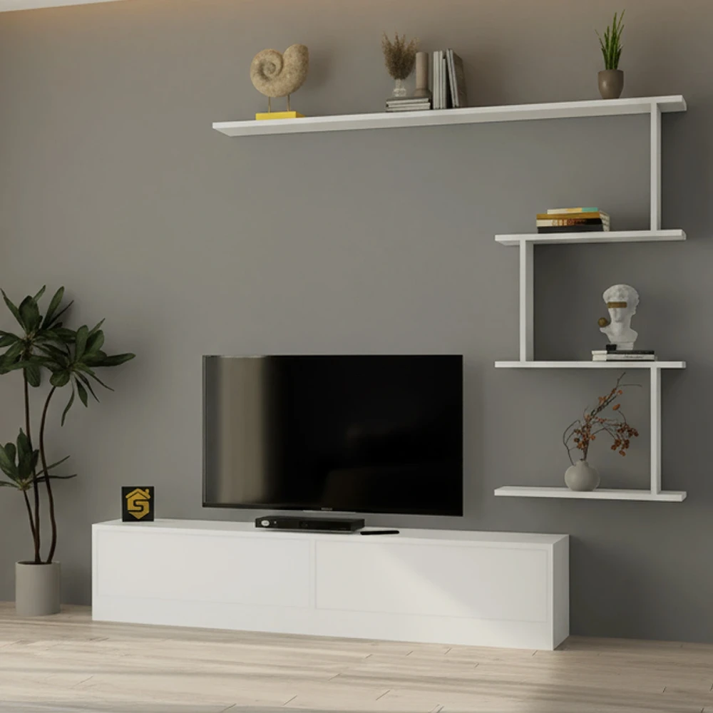 طاولة شاشة معلقة لون بني 146