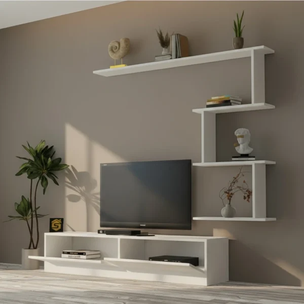 طاولة شاشة معلقة لون بني 146