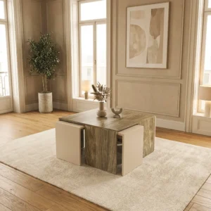 طاولة وسط مع 4 طاولات خدمة لونين 403