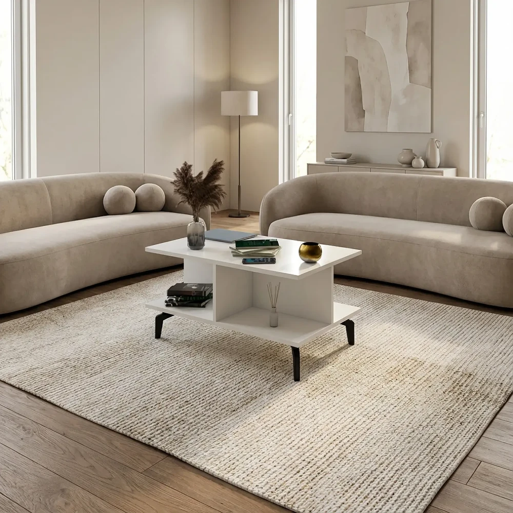 طاولة قهوة لون أبيض 416