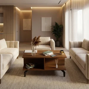 طاولة قهوة لون بني 415