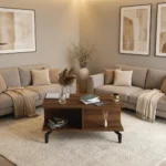 طاولة قهوة لون بني 415