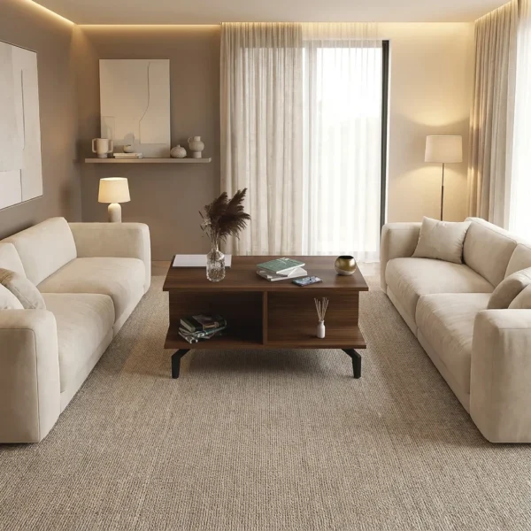 طاولة قهوة لون بني 415