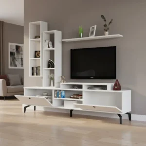 طقم طاولات مودرن لون أبيض 212