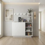 ركن قهوة لون أبيض برفوف 305