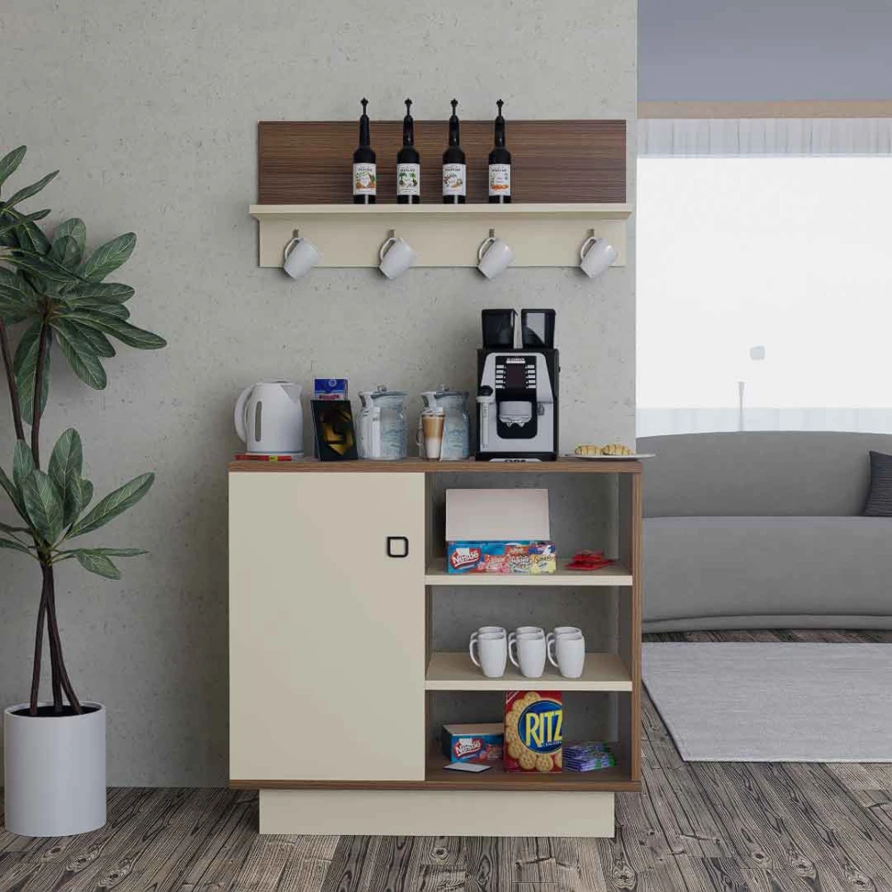 ركن قهوة بيج مع بني 308