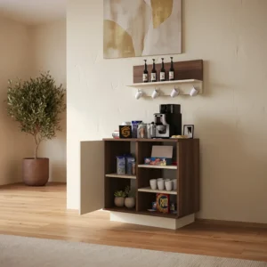 ركن قهوة بيج مع بني 308