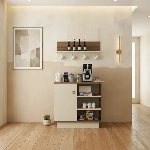 ركن قهوة بيج مع بني 308