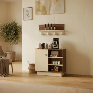 ركن قهوة بيج مع بني 308