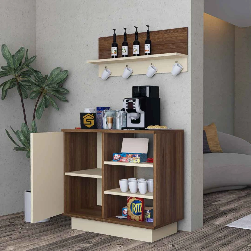 طقم طاولات بيج مع بني 215