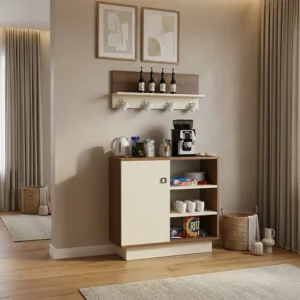 طقم طاولات بيج مع بني 215