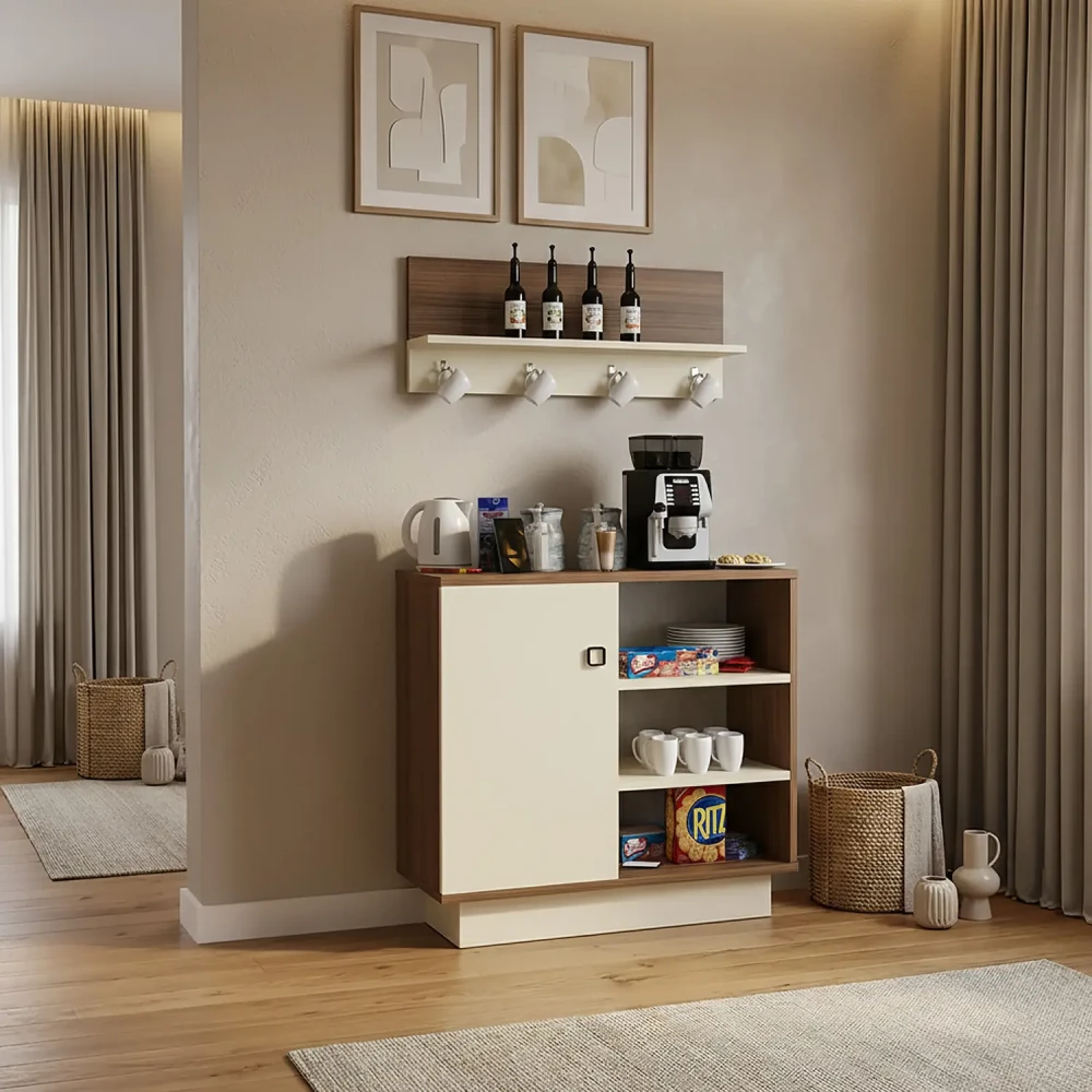 طقم طاولات بيج مع بني 215