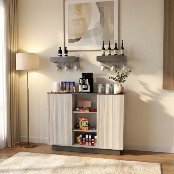 طقم طاولات عصرى لون رمادي درجتين 221