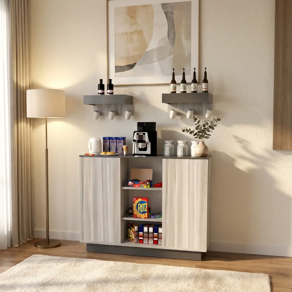 طقم طاولات عصرى لون رمادي درجتين 221