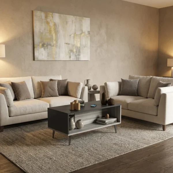 طقم طاولات عصرى لون رمادي درجتين 221