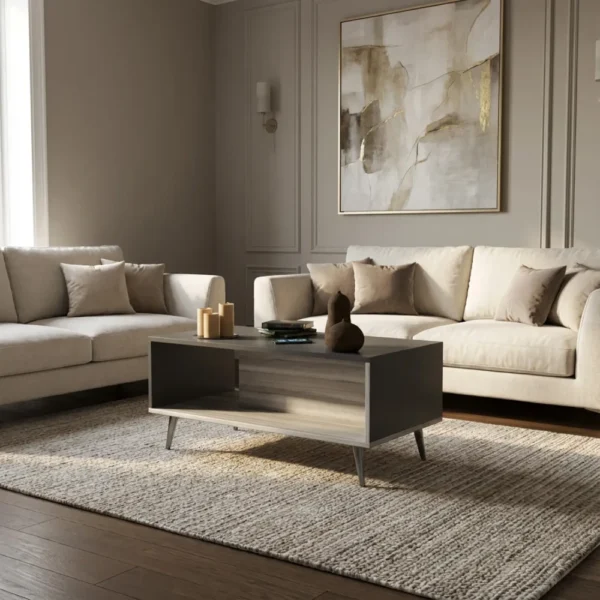 طقم طاولات عصرى لون رمادي درجتين 221