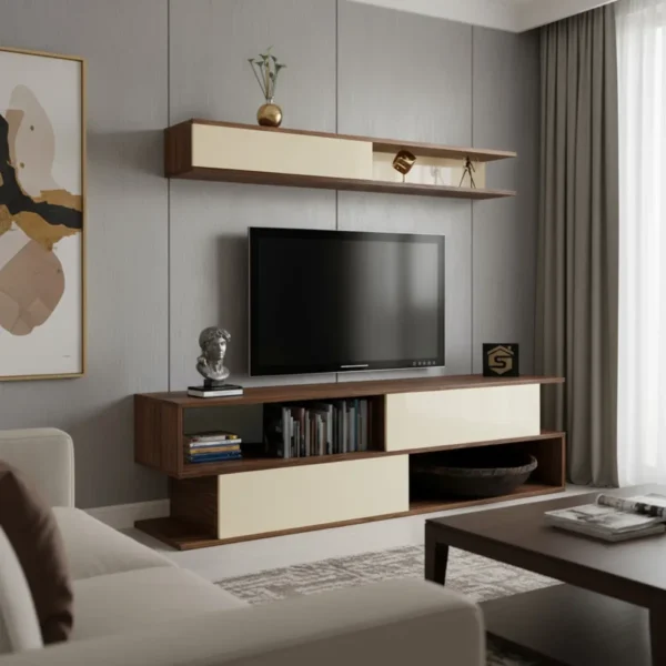 طاولة تلفاز سعودي لونين 186