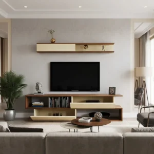 طاولة تلفاز سعودي لونين 186