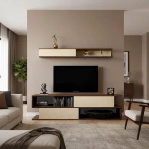 طاولة تلفاز سعودي لونين 186