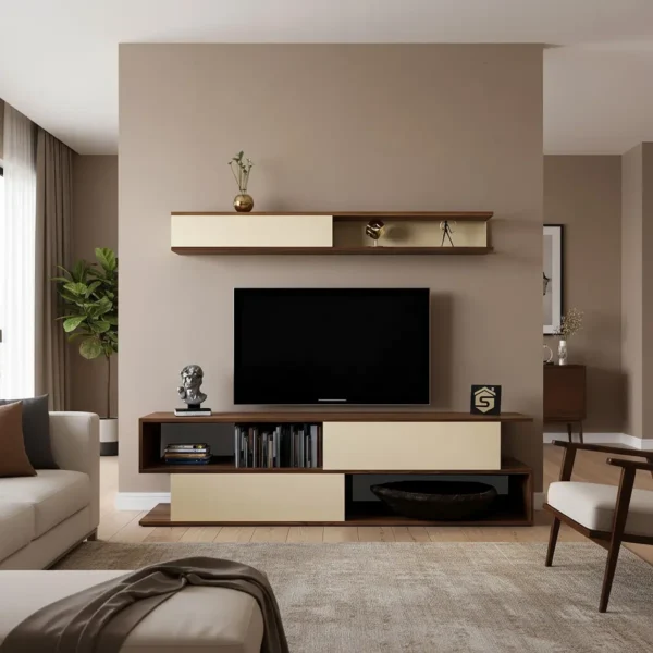 طاولة تلفاز سعودي لونين 186