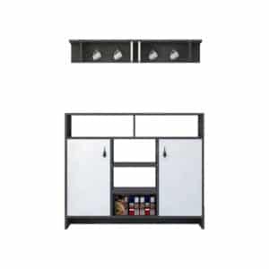 ⁦ركن قهوة لون أبيض مع رمادي 314⁩ - الصورة ⁦4⁩