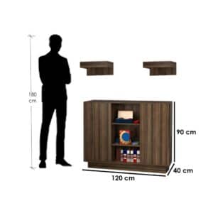 ⁦ركن قهوة لون بني 306⁩ - الصورة ⁦3⁩