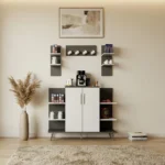 ركن قهوه لون ابيض مع رمادي 319