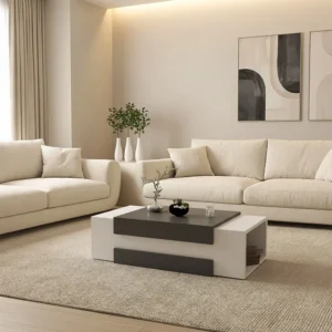 طاولة وسط لون ابيض مع رمادي 436