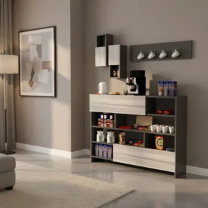 طقم طاولات رمادي درجتين 223