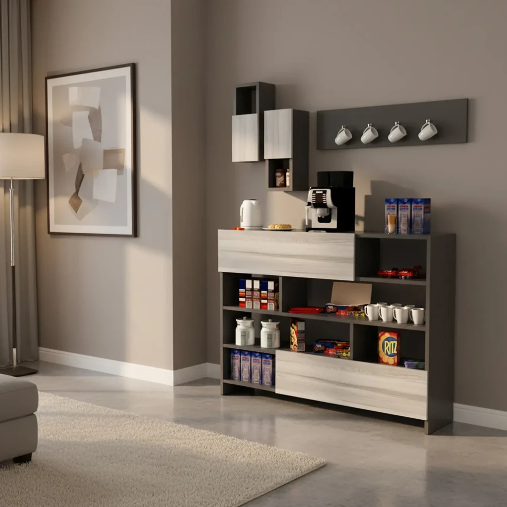 طقم طاولات رمادي درجتين 223