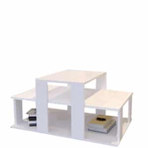 طاولة مودرن لون أبيض 440 - الصورة 5