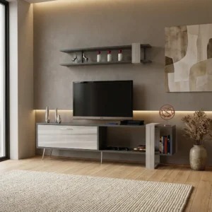 طقم طاولات لون رمادي درجتين 234